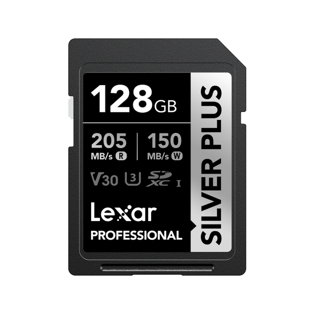 Lexar Professional SILVER PLUS SDXC 128GB card