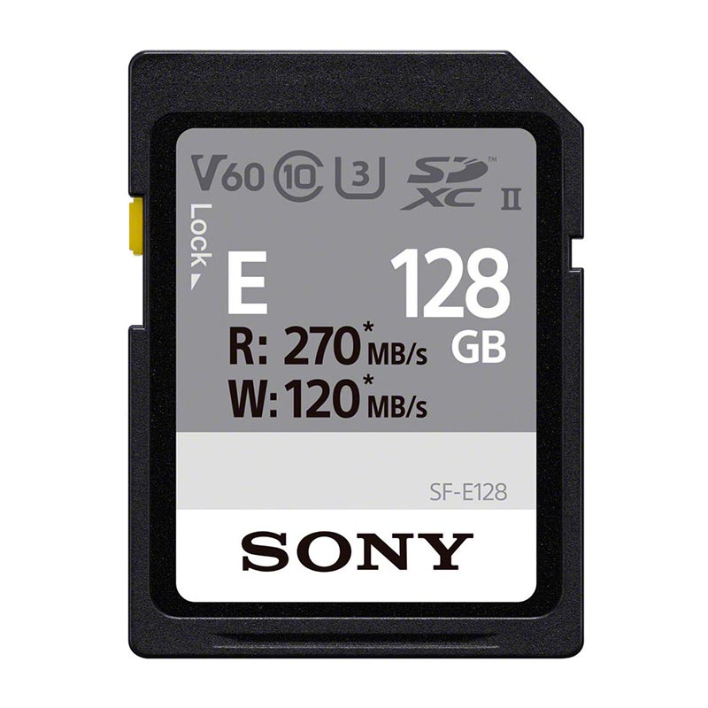 Sony Memory Card SFE128/T1 SDXC UHS-II SF-E SERIES 128GB