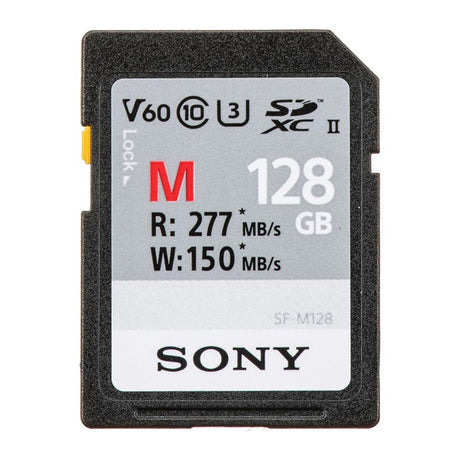 Sony Memory Card SFM128/T2 Video Class V60 SDXC UHS-II U3 Class10 128GB