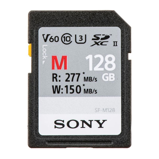 Sony Memory Card SFM128/T2 Video Class V60 SDXC UHS-II U3 Class10 128GB