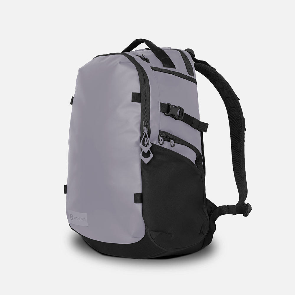 WANDRD STRATUS Photo 18L in Uyuni Purple — angled view