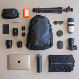 WANDRD STRATUS Photo 18L in Black — layflat view