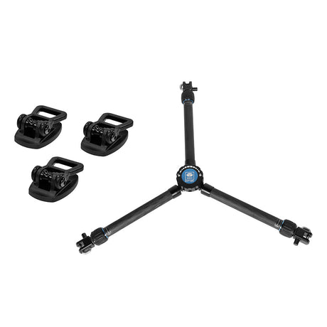SQ75 Rapid System Heavy Duty Carbon Fiber Video Tripod Kit With VHS-10 Professional Fluid Head 12