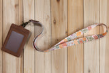 Sunset Floral Neck Lanyard