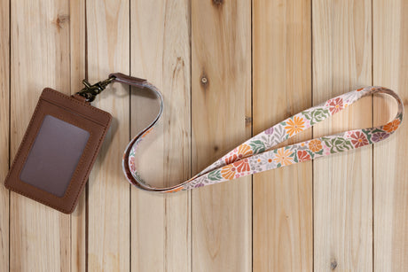 Sunset Floral Neck Lanyard
