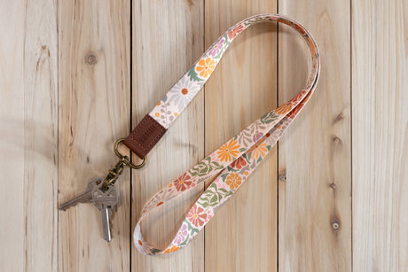 Sunset Floral Neck Lanyard