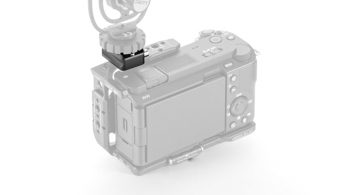 Tilta Cold Shoe Receiver Adapter with Locking Pin ‚Äì Black