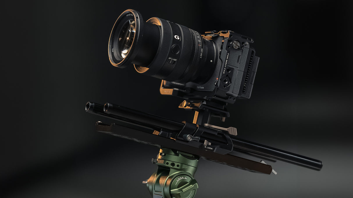 Tilta Arca Height Adjustable 15mm LWS Baseplate ‚Äì Black