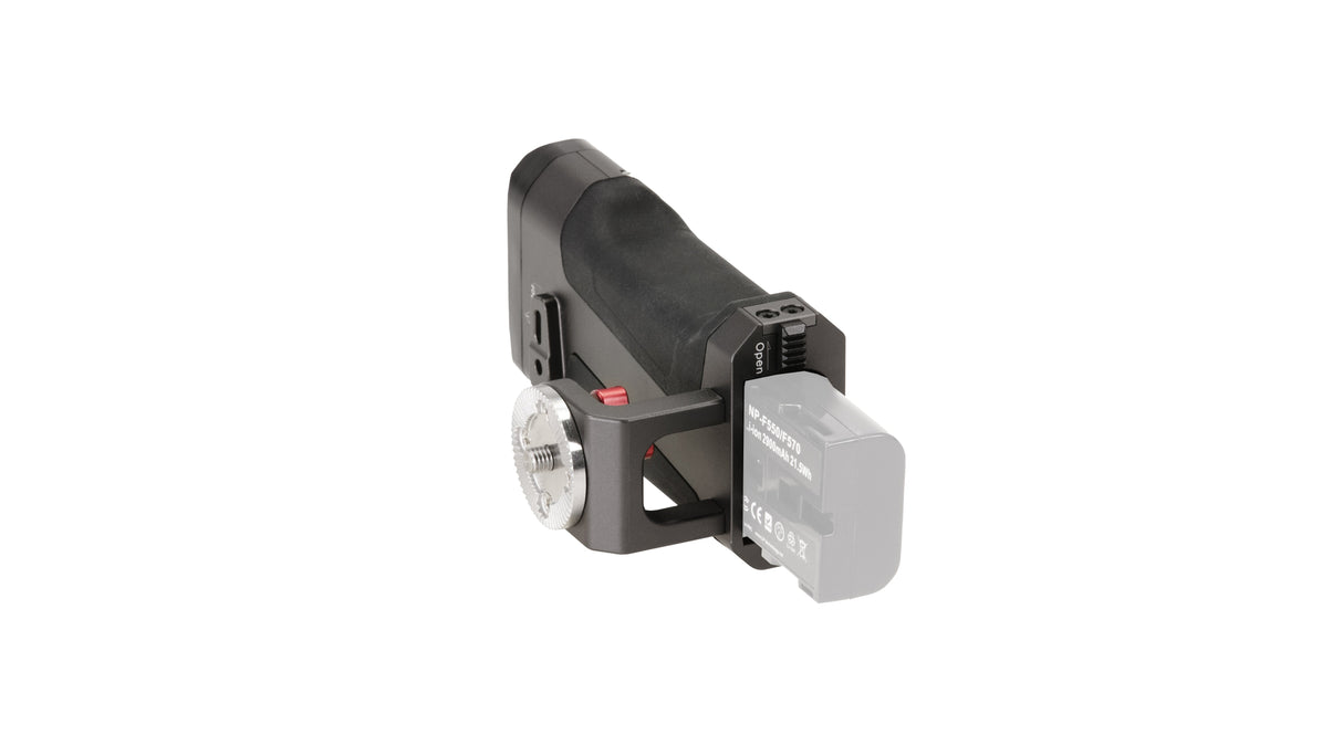 Tilta Side Power Handle with Run/Stop Type II (F570 Battery) ‚Äì Tilta Gray