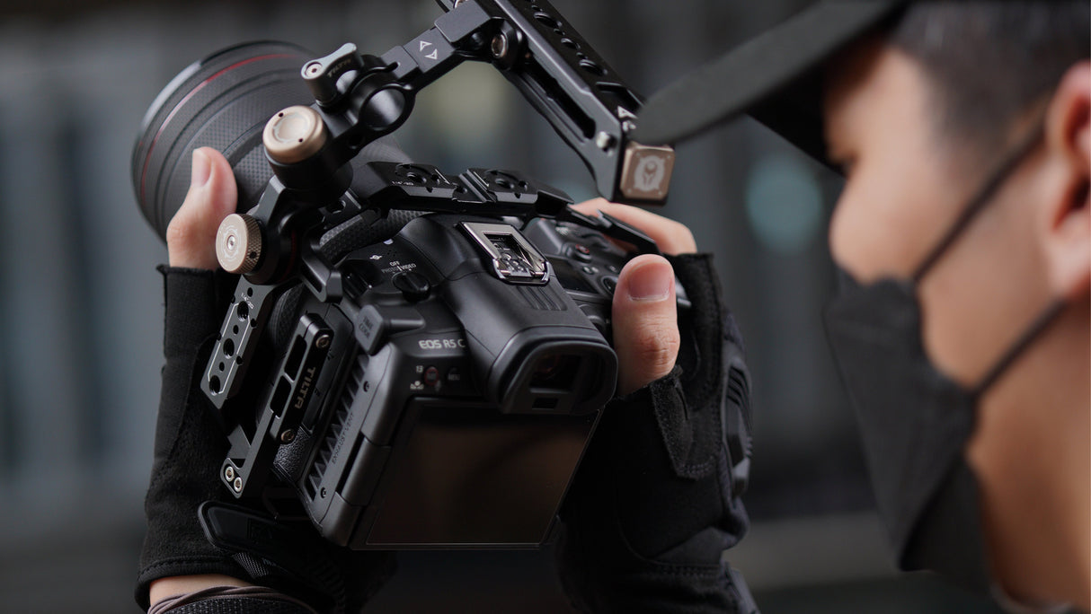 Full Camera Cage for Canon R5C ‚Äì Black