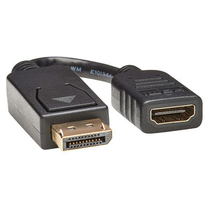 Tripp Lite DisplayPort to HDMI Converter Video Adapter M/F 6IN Cord