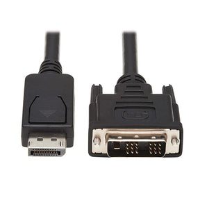 Tripp Lite DisplayPort to DVI Cable Displayport Male to DVI-D Male 6FT