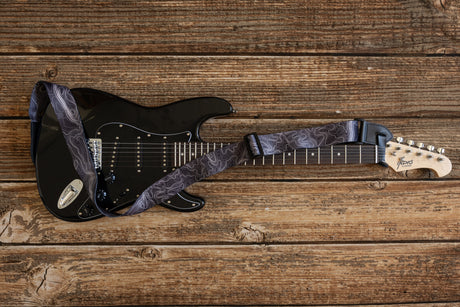 Topographic Map Guitar Strap