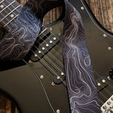 Topographic Map Guitar Strap