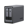 UGREEN NASync DXP2800 2-Bay NAS with Intel N100 Quad-Core CPU (Up to 3.4GHz) 8GB DDR5 2x M.2 PCIe Slots 2.5GbE Port 0 TB- DISKLESS NAS