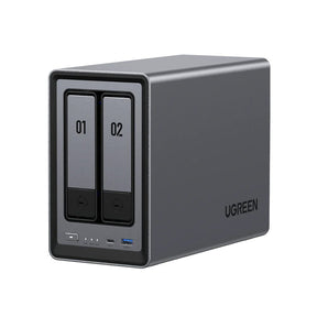 UGREEN NASync DXP2800 2-Bay NAS with Intel N100 Quad-Core CPU (Up to 3.4GHz) 8GB DDR5 2x M.2 PCIe Slots 2.5GbE Port 0 TB- DISKLESS NAS