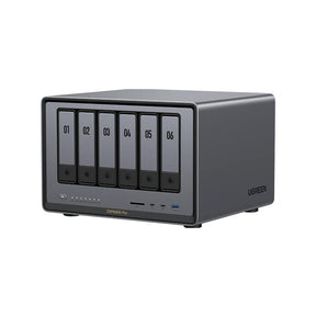 UGREEN NASync DXP6800 Pro 6-Bay Thunderbolt NAS w/ Intel 10-Core i5 CPU (Up to 4.40 GHz) 8GB DDR5 4x M.2 PCIe Slots 1x 2.5GbE 1x 10GbE 2 TBT4 SD 0 TB- DISKLESS NAS