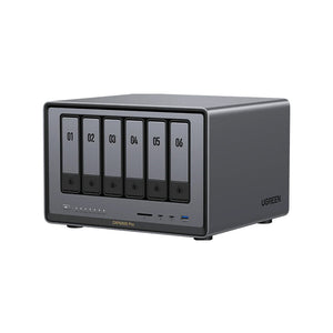 UGREEN NASync DXP6800 Pro 6-Bay Thunderbolt NAS w/ Intel 10-Core i5 CPU (Up to 4.40 GHz) 8GB DDR5 4x M.2 PCIe Slots 1x 2.5GbE 1x 10GbE 2 TBT4 SD (Diskless)