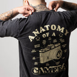 Anatomy Of A Camera T-Shirt Stonewashed Black