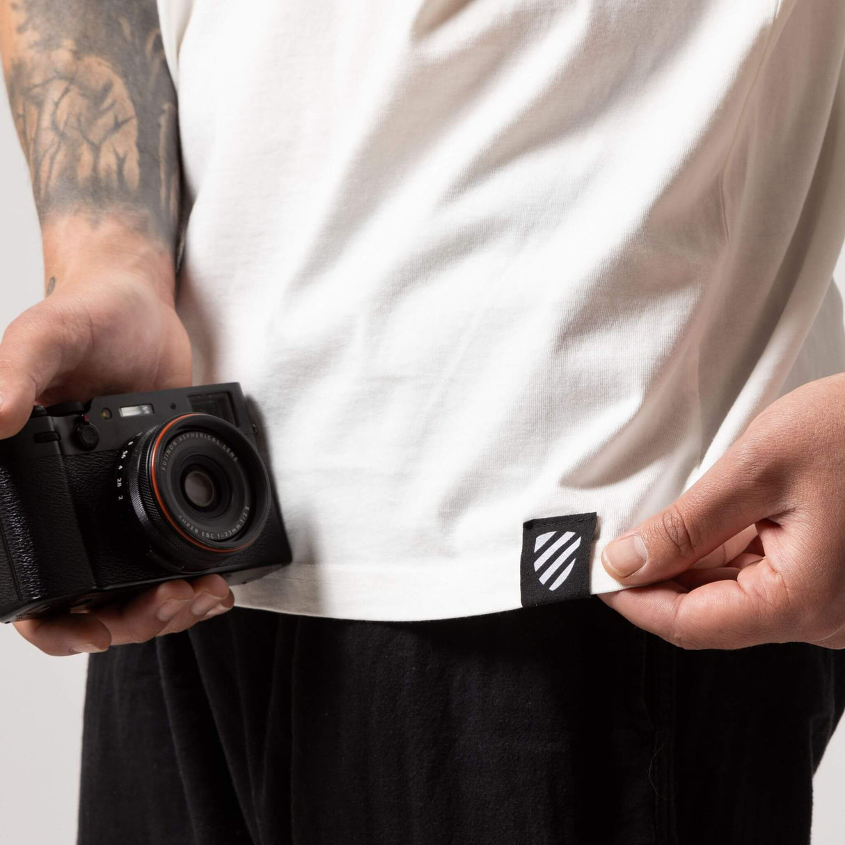 Anatomy Of A Camera T-Shirt Vintage White