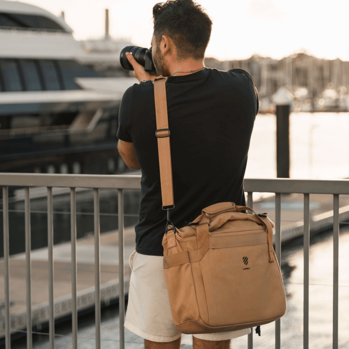 Weekender Flight Bag With Camera Cube