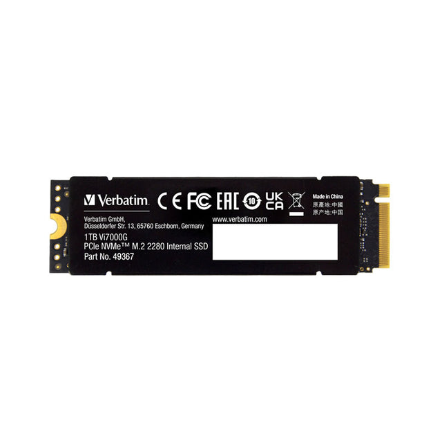 Verbatim 1TB Vi7000G PCIe NVMe M.2 2280 Internal SSD