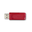 Verbatim Store n Go USB Flash Drive 98525 128GB USB 2.0 Red TAA