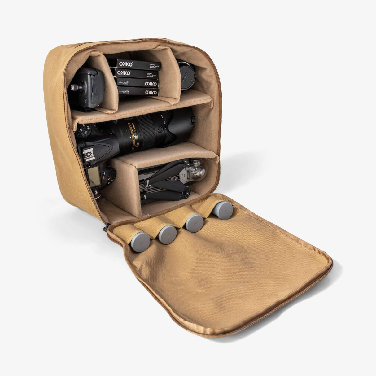 Weekender Backpack With Camera Cube