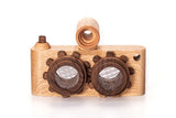 Twinkle Camera - Beechwood Camera Body W/ Walnut Lens