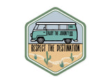 Bus Destination Sticker (Desert)