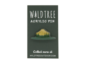 Park Ranger Hat Acrylic Pin