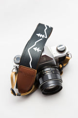 Simple Mountain Design Camera Strap