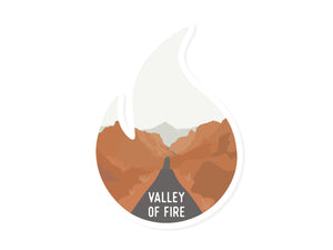 Valley of Fire Sticker