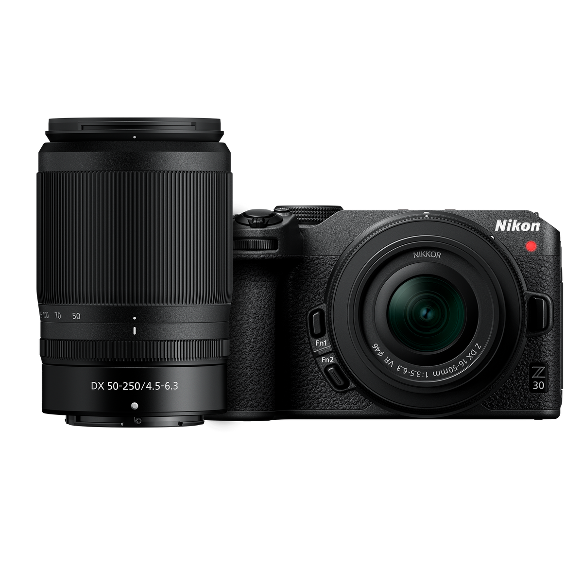 Nikon Z 30 Mirrorless Camera with NIKKOR Z DX 16-50mm f/3.5-6.3 VR and 50-250mm f/4.5-6.3 VR Lens Kit - Image 1