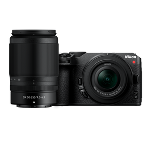 Nikon Z 30 Mirrorless Camera with NIKKOR Z DX 16-50mm f/3.5-6.3 VR and 50-250mm f/4.5-6.3 VR Lens Kit - Image 1