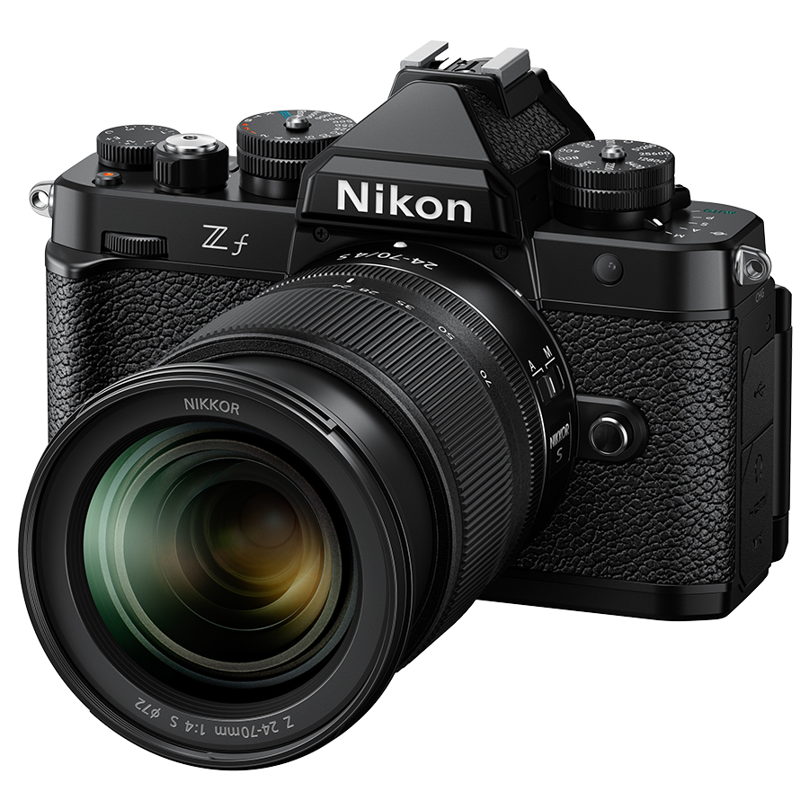 Nikon Z f Mirrorless Camera with NIKKOR Z 24-70mm f/4 S Lens Kit (Black) - Image 1
