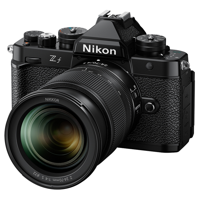 Nikon Z f Mirrorless Camera with NIKKOR Z 24-70mm f/4 S Lens Kit (Black) - Image 1