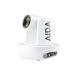 AIDA Imaging Broadcast/Conference NDI??|HX 4K NDI/IP/HDMI 12X Zoom PTZ Camera (White)