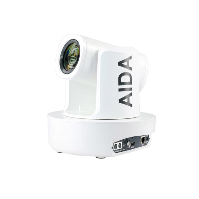 AIDA Imaging Broadcast/Conference NDIÂ®|HX 4K NDI/IP/HDMI 12X Zoom PTZ Camera (White)
