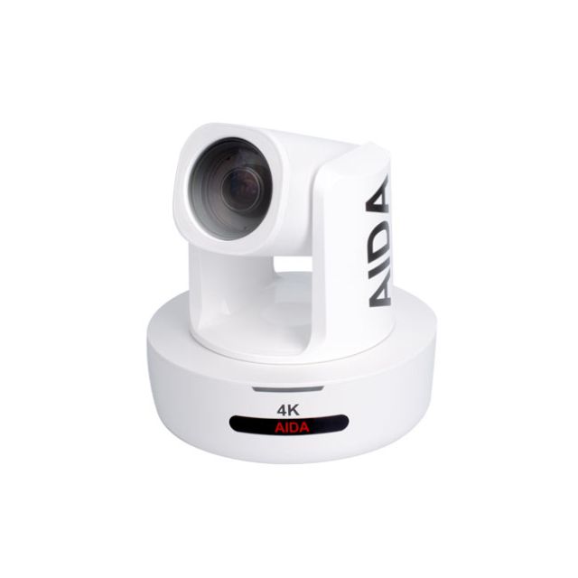 AIDA Imaging Broadcast/Conference NDI??|HX 4K NDI/IP/HDMI 30X Zoom PTZ Camera (White)