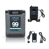Alpha Series 99Wh V-Mount Li-Ion Battery (Carbon Fiber) BMPCC 4K/6K/6K Pro/6k G2 Kit