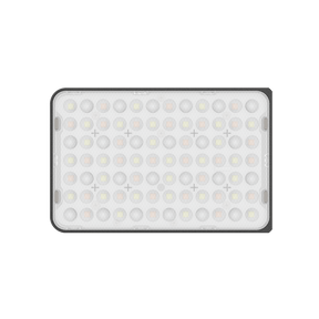 amaran Ace 25c RGBWW LED Light in Charcoal, front view of the LED panel
