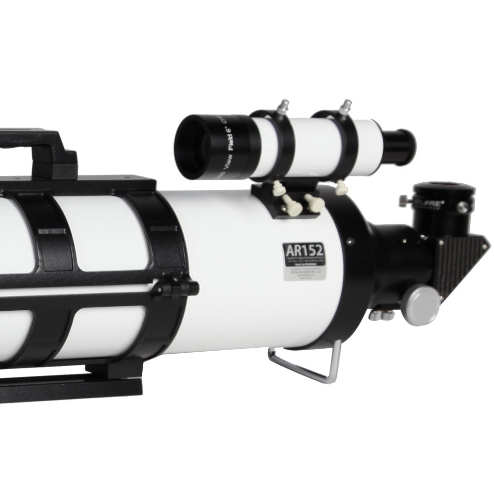 Explore Scientific AR152 Air-Spaced Doublet Refractor Telescope With NEW Hybrid 2N1 Finder Base