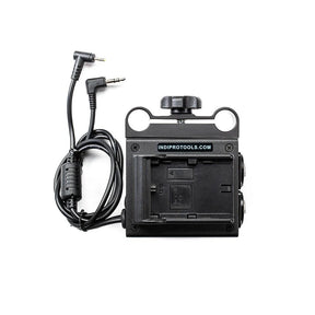 Open Box Power Grid & XLR Audio Box with Dual LP-E6 Plates for Blackmagic Pocket Cinema Camera