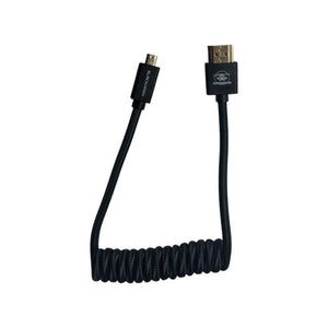 Blackhawk Coiled Micro HDMI to Full HDMI Cable (12-24")