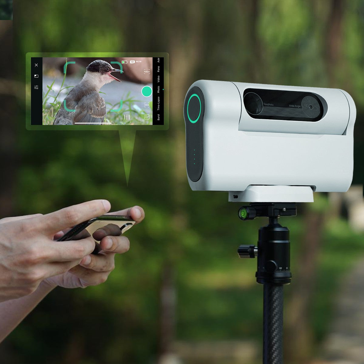 DWARF II Deluxe Edition - Smart Telescope with Solar Filters, UHC Filter and Two Replaceable Batteries