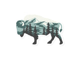Bison Landscape Sticker