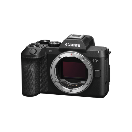 Canon EOS R8 Mark II — front angled view