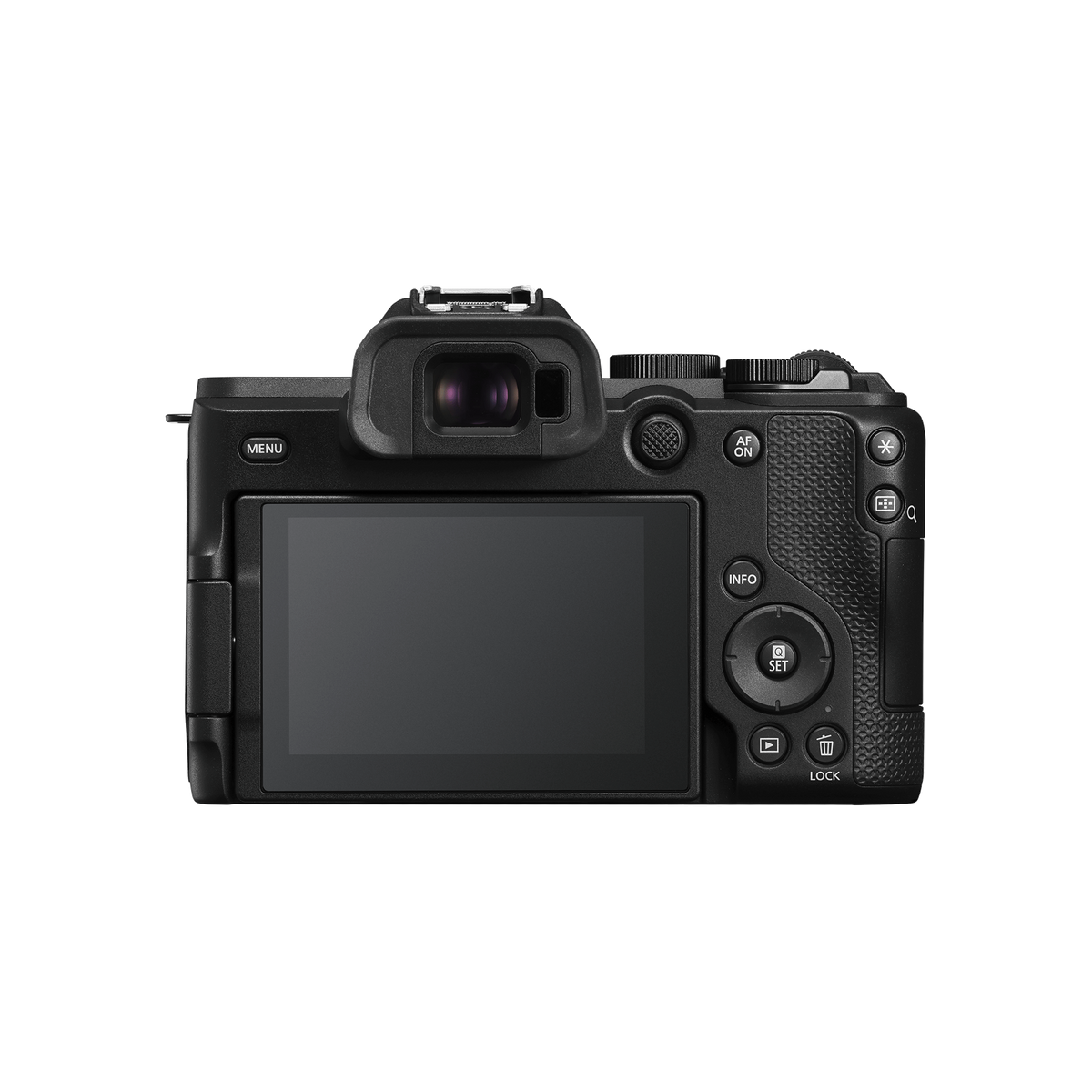 Canon EOS R8 Mark II — back with vari-angle LCD and joystick