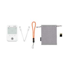 Godox C100 Transparent Viewfinder Camera Kit — camera, USB-C cable, lanyard, carrying pouch and 32GB TF card